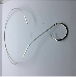 Zilver spang collier - 3242104