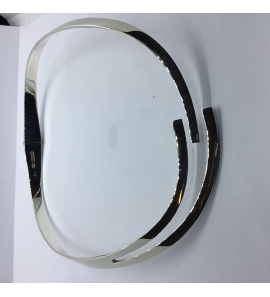 Zilver spang collier - 3242106