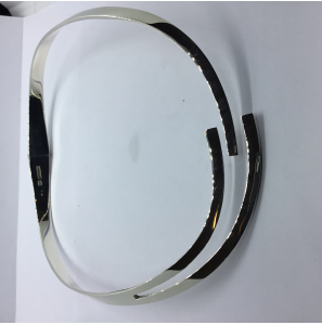 Zilver spang collier - 3242106