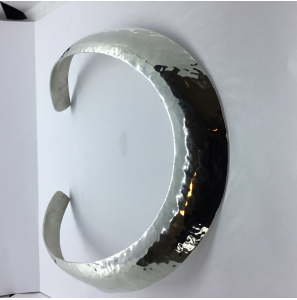 Zilver spang collier - 3242108