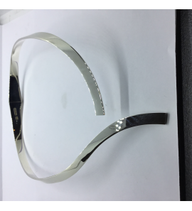 Zilver spang collier - 3242109