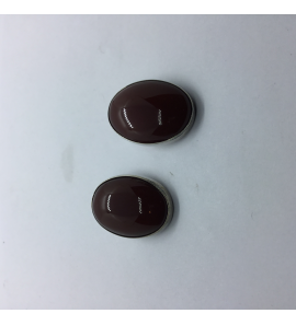 Zilver oorclips met carneool - 3242117