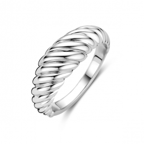 Zilver ring gedraaid - 3242163