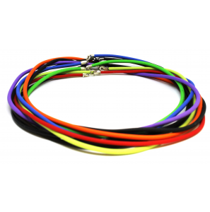 Caoutchouc-collier in kleuren - 3242257