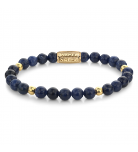 Midnight Blue - 18 ct yellow gold ionplated - 6mm S - 3242313