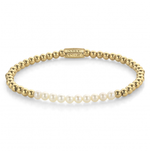 Pearl Gem meets Yellow Gold - 4mm S - 3242326