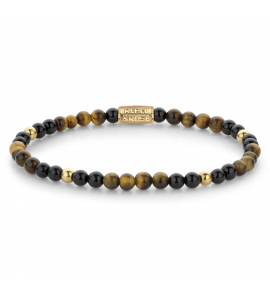 Mix Tiger Black - 18 ct yellow gold ionplated - 4mm XS - 3242370