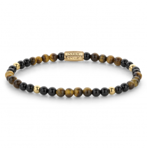 Mix Tiger Black - 18 ct yellow gold ionplated - 4mm XS - 3242370