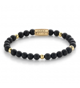 Matt Black Madonna - 18 ct yellow gold ionplated - 6mm XS - 3242371