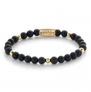 Matt Black Madonna - 18 ct yellow gold ionplated - 6mm XS - 3242371