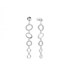 MY iMenso ODM "Fantasy Oval" earring (925/rhod-plated) - 3242470