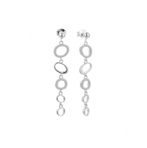 MY iMenso ODM "Fantasy Oval" earring (925/rhod-plated) - 3242470