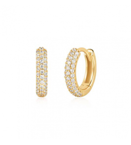 GOLD PAVÉ - EARHUGGIES - 10,2MM - 3242472