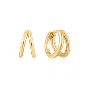 GOLD DOUBLE HUGGIES - 8,5MM - 3242474