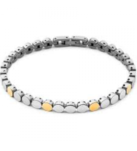 Boccia titanium armband ronde schakels - 3242476