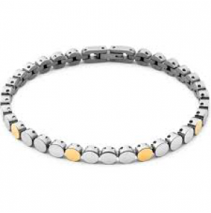 Boccia titanium armband ronde schakels - 3242476