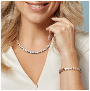 Boccia titanium collier ronde schakels - 3242479