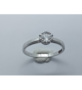 Wit Goud dames ring met zirkonia - 3242514