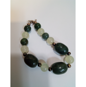 Armband jade-agaat 19 cm - 3242523