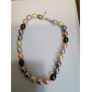 Imitatie parel collier div. kleuren  45 cm - 3242530