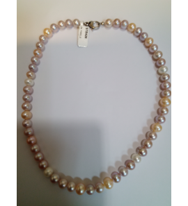 Parel collier zoetwater multi kleur - 3242539