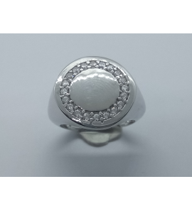 Zilver dames ring - 3242550