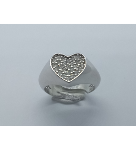 Zilver dames ring - 3242553
