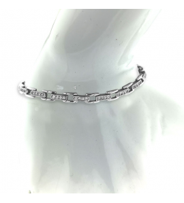 MY iMenso ODM "Fantasy Tennis T-bar CZ" bracelet  17+3 cm GP - 3242606