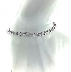 MY iMenso ODM "Fantasy Tennis T-bar CZ" bracelet  17+3 cm GP - 3242606