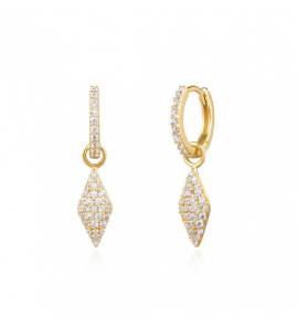 ANIA HAIE DUSK DIVAS - ZILVER / 14KT GP - ZIRKONIA - 3242613