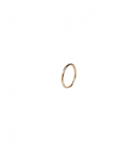 Goud all-day oorringen 12 x1.1 mm glad - 3250011