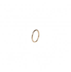 Goud all-day oorringen 12 x1.1 mm glad - 3250011