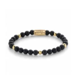 Matt Black Madonna - 18 ct yellow gold ionplated - 6mm S - 3250035
