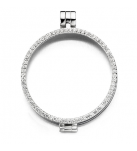 MY iMenso Grande (33mm) medaillon Zirconi (925/rhod-plated) - 3250053