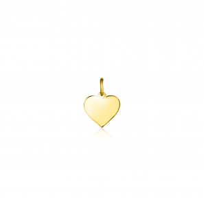 ZINZI Gold 14 krt gouden hanger met glanzend hartje van 8mm ZGH363-8 - 3250082