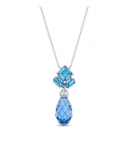 Spark SAPIN Necklace ReCreated Ice Blue - 3250221