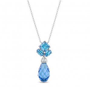 Spark SAPIN Necklace ReCreated Ice Blue - 3250221