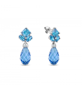 Spark SAPIN Earrings ReCreated Ice Blue - 3250224