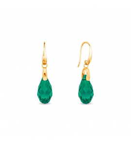 Spark BRIOLETTE Earrings gilded Majestic Green - 3250229