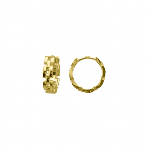 MY iMenso Creoli creol "Orologi 13,5mm" (925/1Mgold-ptd) - 3250241