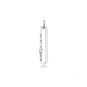 GLOW Hanger - Ovaal - 5mm Zilver Zirkonia - 3250302