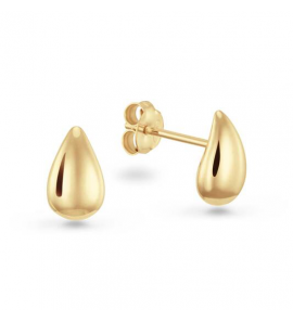 GLOW Oorstekers - Druppel Zilver verguld - 3250304