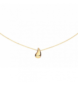 GLOW Collier - Druppel - Gourmet - Zilver verguld - 45cm Zilver verguld - 3250310