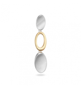 GLOW Hanger - Ovaal - 9mm Zilver verguld - 3250315