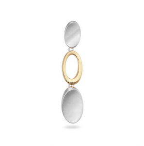 GLOW Hanger - Ovaal - 9mm Zilver verguld - 3250315
