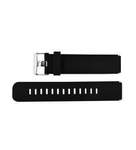 RF Siliconen band zwart 20mm - 3250329