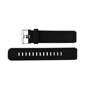 RF Siliconen band zwart 20mm - 3250329