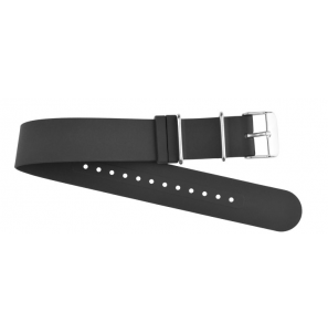 Nato Siliconen band zwart 22 mm - 3250332