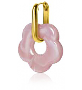 Kunststof creool hangers roze - 3250407