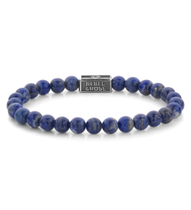 Rebel & Rose Silverbead - Lapis Lazuli 925 - 6mm - 3250440